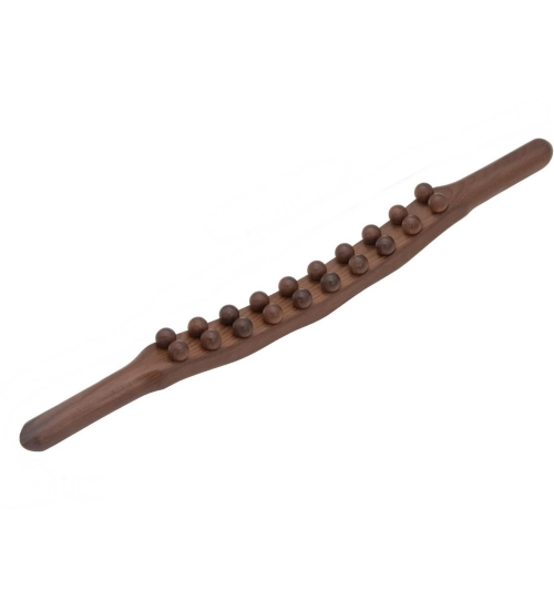 Wood Gua Sha Stick Therapy Massager (Brown)