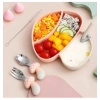 Dropship Silicon Mushroom Children Plate Tablewar (Multicolor)