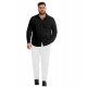 Mens Casual Cotton Solid Full Sleeve Shirt (Black) Mens Casual Cotton Solid Full Sleeve Shirt (Black)