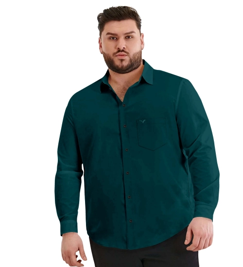 Mens Casual Cotton Solid Full Sleeve Shirt (Rama)