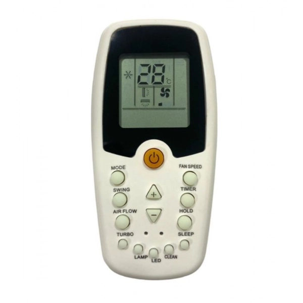 Dropship AC Remote No. 4A Compatible-Replacement for Croma AC Remote Control (White)