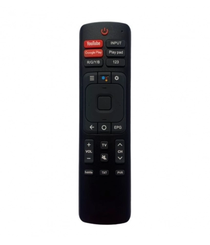 Smart TV Remote No. 1080 Compatible-Replacement for Vu Smart TV LCD-LED Remote Control (Black)