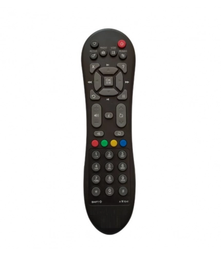 DTH Remote No. 125 Compatible-Replacement for Videocon DTH Set Top Box Remote (Black)