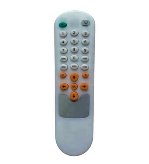 Remote No. 1072 Compatible-Replacement for Doordarshan Set Top Box Remote Control (White)