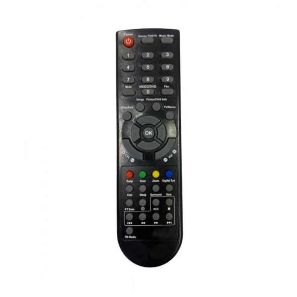 Dropship Remote No. 1070 Compatible-Replacement for Onida LCD-LED TV Remote Control (Black)