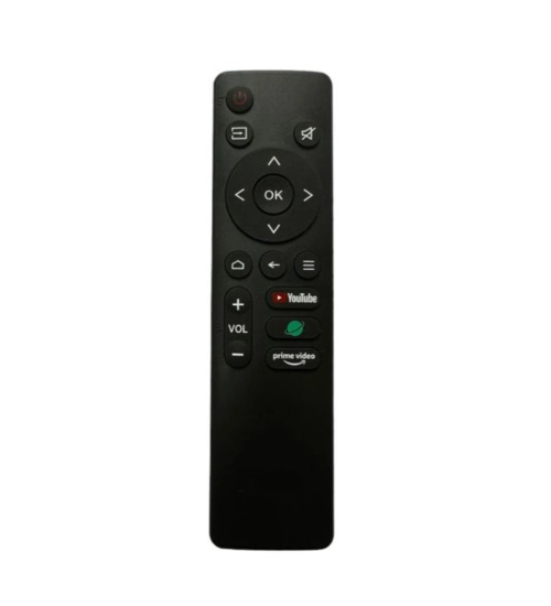 Smart TV Remote No. 1052 with YouTube- Netflix - Prime Video Functions- Compatible-Replacement for Lloyd Smart TV LCD-LED Remote Control (Black)