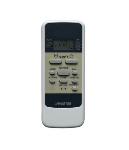 AC Remote No. 137B Compatible-Replacement for Hitachi AC Remote Control (White)