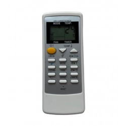 AC Remote No. 76B Compatible-Replacement for Sharp AC Remote Control (White)