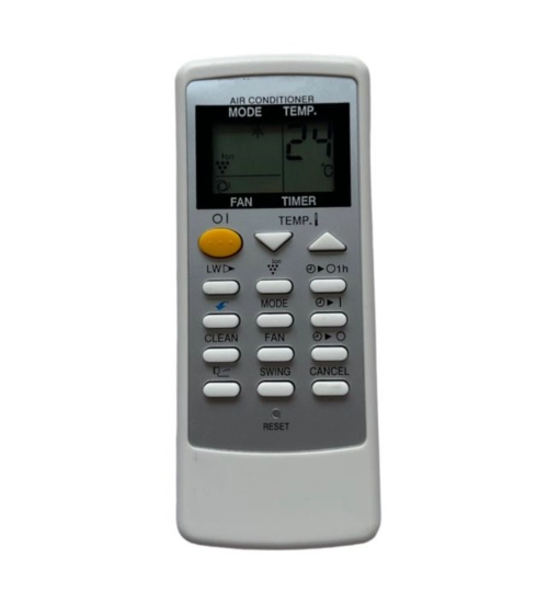 AC Remote No. 76B Compatible-Replacement for Sharp AC Remote Control (White)