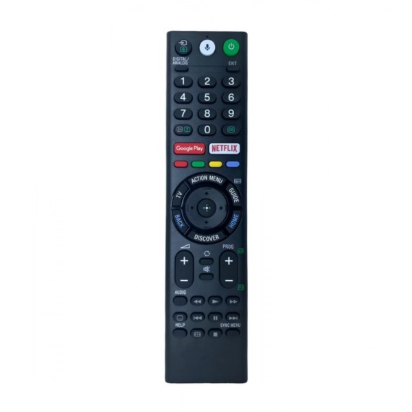 Dropship Smart TV Remote No. 1136 Compatible-Replacement for Sony 4K Smart LED UHD OLED QLED Android Bravia Remote Control (Black)