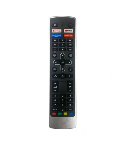Smart TV Remote No. 1132 with YouTube- Netflix Replacement for Vu Smart TV LCD-LED Remote Control (Black)