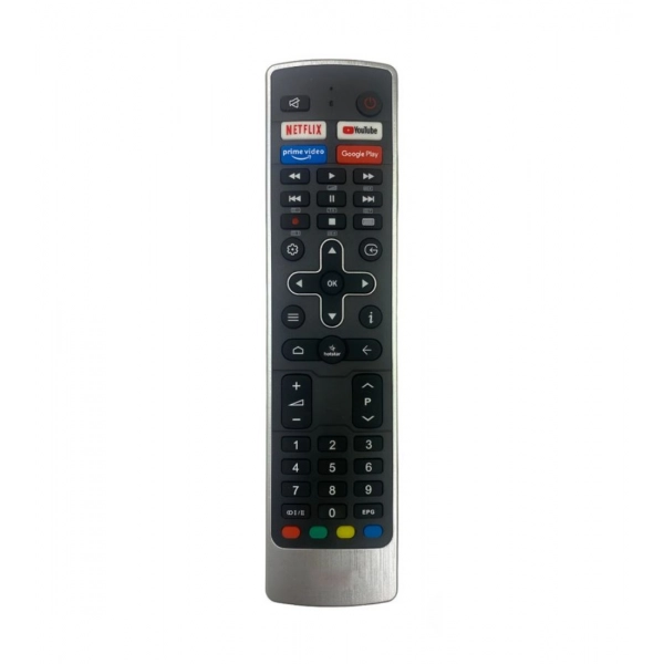 Dropship Smart TV Remote No. 1132 with YouTube- Netflix Replacement for Vu Smart TV LCD-LED Remote Control (Black)