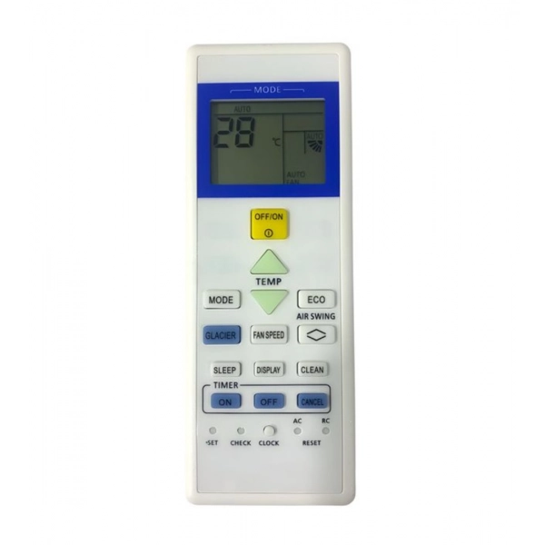 Dropship AC Remote No. 157D Compatible-Replacement for Sanyo AC Remote Control (White)