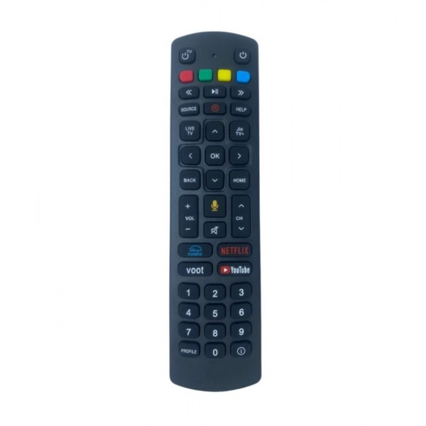 Dropship Set Top Box Remote No. 1096 With YouTube Functions Compatible-Replacement for Jio Fiber Set Top Box Remote Control (Black)