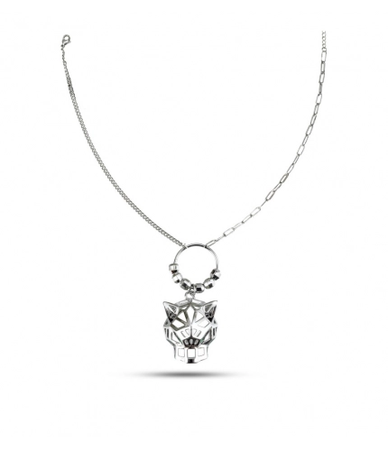 Women's Stainless Steel Imported Gen-z Pendent Chain (Silver Plated)