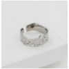 Dropship Stainless Steel Silver Polish Freesize Western Finger Ring (Silver Plated)