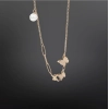 Dropship Women's Stainless Steel Butterfly Pendent Delicate Chain (Gold Plated)