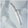 Dropship Stainless Steel Unisex Silver Freesize Loose Bracelet (Silver Plated)