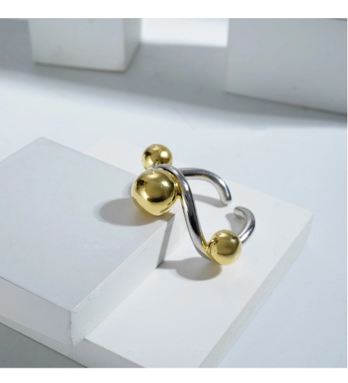 Stainless Steel Stainless Steel Daily Wear Freesize Ring (Silver Plated) Stainless Steel Stainless Steel Daily Wear Freesize Ring (Silver Plated)