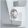 Dropship Stainless Steel Silver High-quality Freesize Ring (Silver Plated)