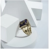 Dropship Stainless Steel German polish moon design Freesize ring (Gold Plated)