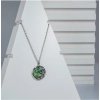 Dropship Women's Stainless Steel Galaxy Pendent Delicate Chain (Silver Plated)