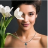 Dropship Women's Stainless Steel Key Design Delicate Chain (Silver Plated)