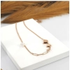 Dropship Women's Stainless Steel Butterfly Pendent Delicate Chain (Gold Plated)