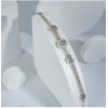 Dropship Stainless Steel Unisex Silver Freesize Stainless Steel Loose Bracelet (Silver Plated)