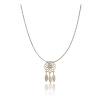 Dropship Women's Stainless Steel Dream Catcher Pendent Delicate Chain (Gold Plated)