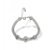 Dropship Stainless Steel Unisex Silver Freesize Stainless Steel Loose Bracelet (Silver Plated)