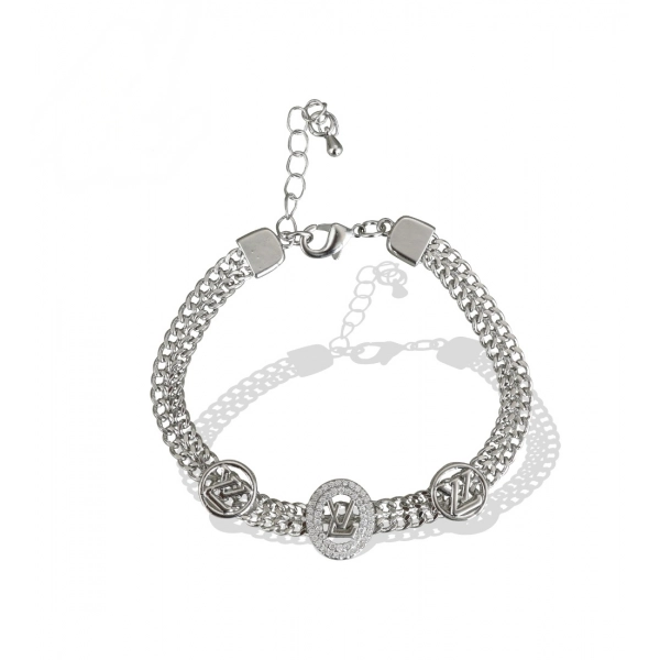 Dropship Stainless Steel Unisex Silver Freesize Stainless Steel Loose Bracelet (Silver Plated)
