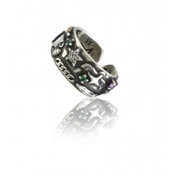 Stainless Steel Imported High-Quality Office Wear Freesize Ring (Silver Plated)