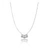 Dropship Women's Stainless Steel Imported Stanless Steel Heart Pendent Chain (Silver Plated)