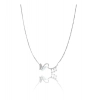 Dropship Women's Stainless Steel Imported Stanless Steel Pendent Chain (Silver Plated)