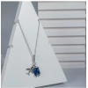 Women's Stainless Steel Airplane Design Pendent Delicate Chain (Silver Plated)