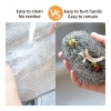 Dropship Polyester Two Layer Non Scratch Dish Wash Cloth Pack of 10 (Multicolor)
