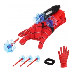 Rubber Spider Web Shooters Toy for Kids (Red)