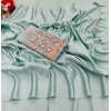 Women's Satin Solid Saree With Unstitched Blouse (Skyblue, 5-5 Mtrs) Women's Satin Solid Saree With Unstitched Blouse (Skyblue, 5-5 Mtrs)