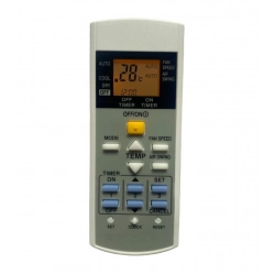 AC Remote No.29 with Backlight Panasonic AC Remote Control (White)