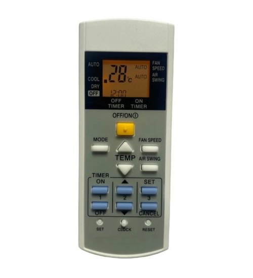 AC Remote No.29 with Backlight Panasonic AC Remote Control (White)