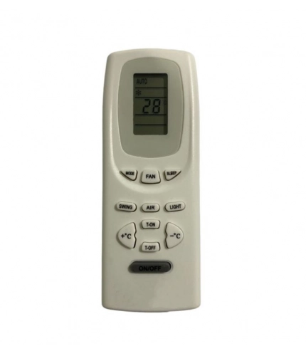 AC Remote No.19 No Backlight Onida AC Remote Control (White)