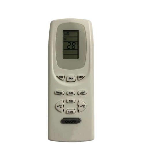 AC Remote No.19 No Backlight Onida AC Remote Control (White)