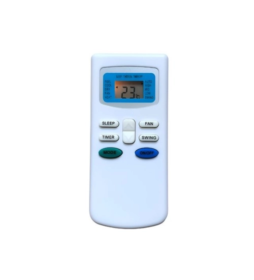 AC Remote No.17 with Backlight Videocon AC Remote Control (White)