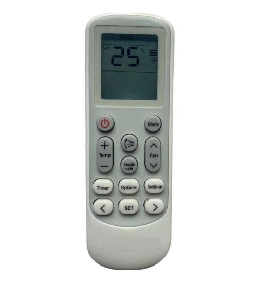 AC Remote No.144 with Backlight Samsung & Samsung Inverter AC Remote Control (White)