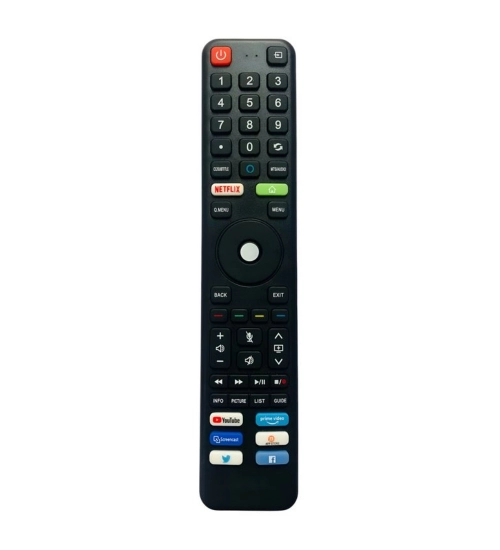 Smart TV Remote No.1195 Toshiba Smart TV LCD LED Remote Control (Black)