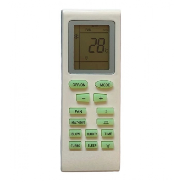 Dropship AC Remote No.18 No Backlight Onida AC Remote Control (White)