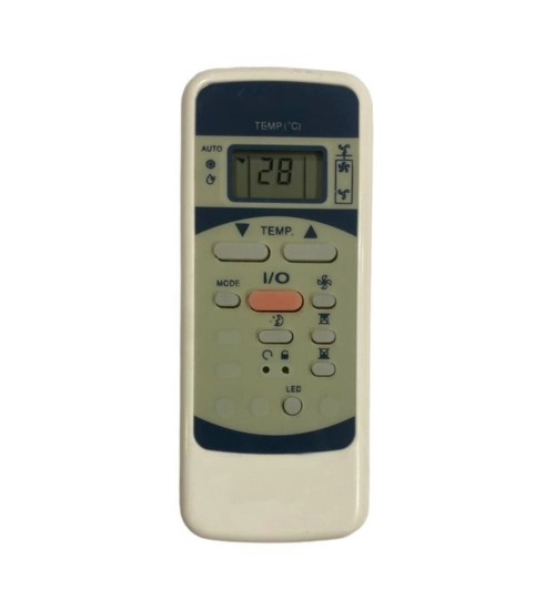 AC Remote No.152 No Backlight Kelvinator AC Remote Control (White)