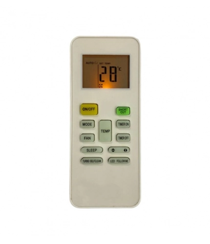 AC Remote No.142 with Backlight Midea AC Remote Control (White)