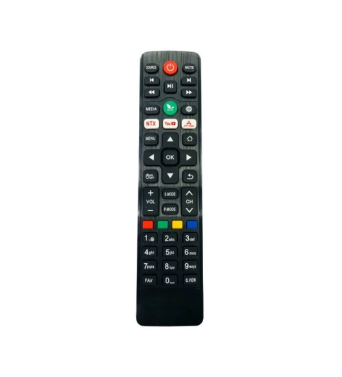 Smart TV Remote No.1205 Vise Smart LCD LED TV Remote Control (Black)